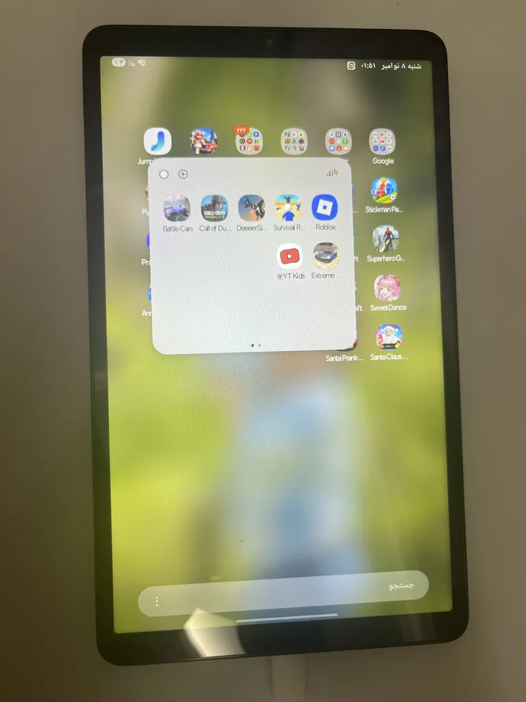 تبلت 8.7 اینچ سامسونگ مدل Galaxy Tab A9 ظرفیت 128 گیگابایت و رم 8 گیگابایت