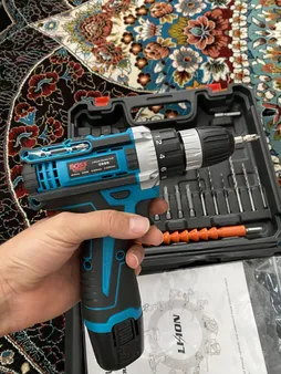 مجموعه 23 عددی دریل پیچ گوشتی شارژی باس مدل 1218 کد 1