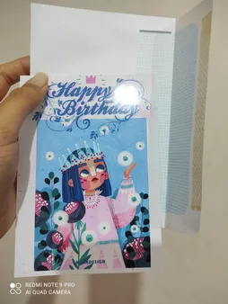 کارت پستال ماسا دیزاین طرح تولدت مبارک کد postv06