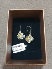 تجریه خرید گوشواره طلا 18 عیار زنانه ناریا مدل AZ-02