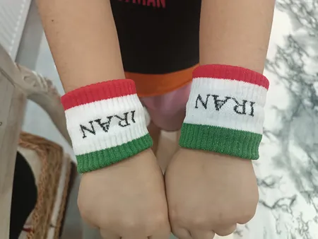 مچ بند ورزشی مدل ایران کد 990614 بسته 2 عددی