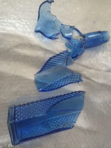 تجریه خرید بطری شیشه ای مدل آب خورشیدی شش ضلعی بسته 3 عددی