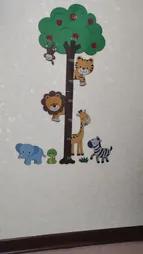 استیکر چوبی کودک باروچین مدل حیوانات خوشحال کد 1295