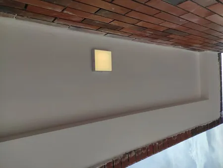 چراغ سقفی 16 وات شاهچراغ مدل صدرا طرح روکار مربع