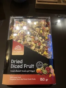 تجریه خرید میوه مخلوط خشک و خرد شده زرنگاران  - 150 گرم