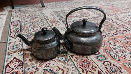 ست کتری و قوری مدل KR05 گنجایش کتری 1.5 لیتر گنجایش قوری 0.5 لیتر