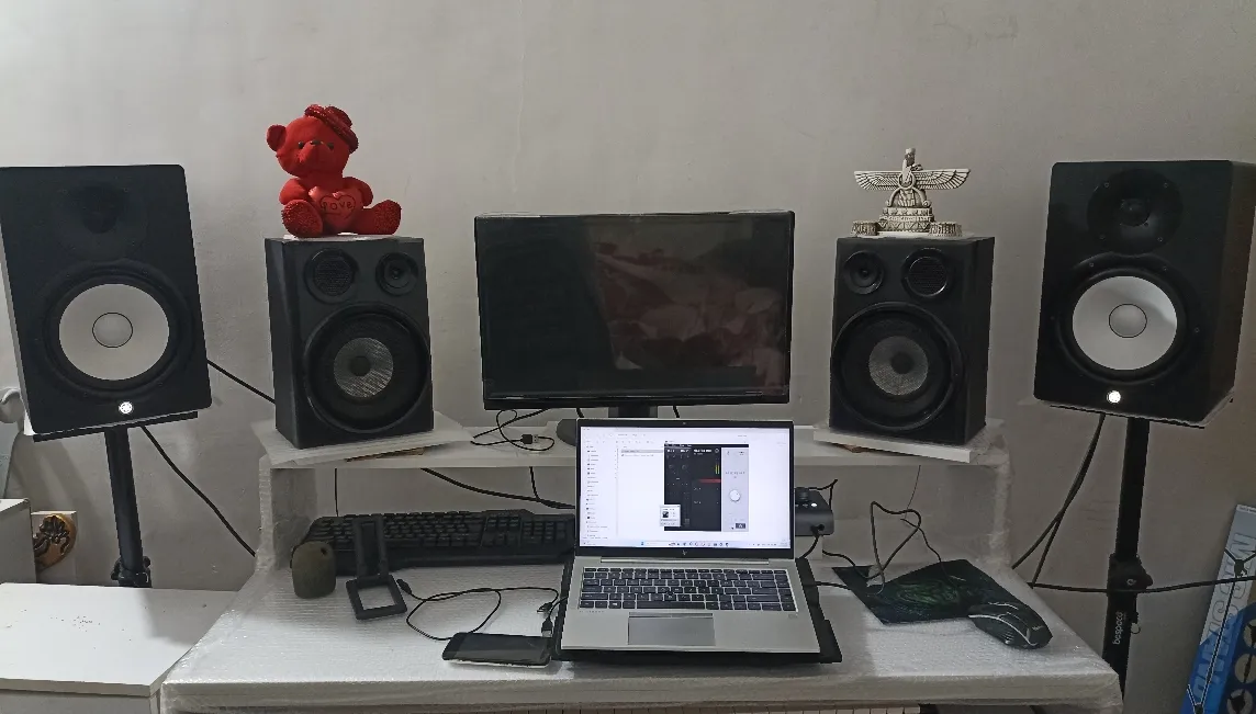 پایه اسپیکر بسپکو مدل PN90FL بسته دو عددی