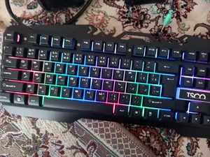تجریه خرید کیبورد گیمینگ تسکو مدل TK 8021L با حروف فارسی، سوییچ ممبران، Full-Size، نورپردازی RGB LED