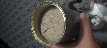 کنسرو غذای گربه یو اس پت سپلایز مدل گوشت گوساله و مرغ و بوقلمون وزن 400 گرم