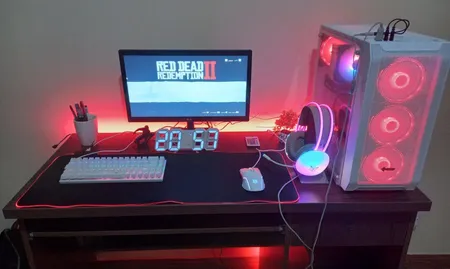 ریسه ال ای دی مدل پکیج گیمینگ 16 رنگ کد RGB 12v طول 5 متر