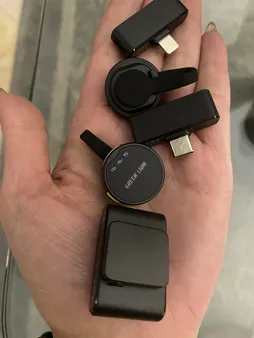 ست میکروفن بی سیم گرین لاین مدل GM-85X با درگاه‌های اتصال USB C