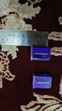 تراش کرونا مدل مخزن دار کد 100 بسته 2 عددی