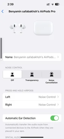 هدفون بلوتوثی مدل AirPods Pro 2nd Generation همراه با محفظه شارژ