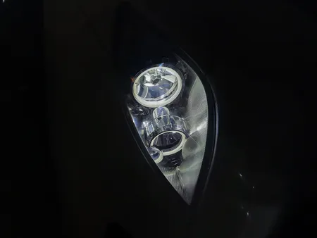 طلق چراغ جلو خودرو مدل فابریک مناسب برای تیبا بسته 2 عددی