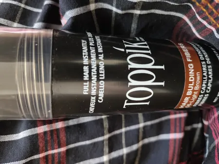 پودر پرپشت کننده مو تاپیک هیر فیلر کد 06 وزن 25 گرم رنگ قهوه ای روشن