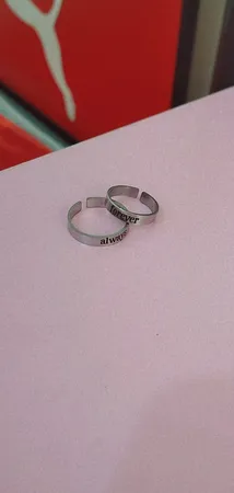 ست انگشتر زنانه و مردانه مدل همیشه و برای همیشه کد FG 56