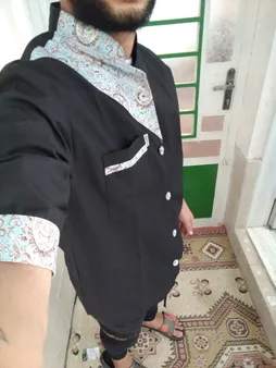 روپوش آشپزی خضرا مدل صدرا کد 46503