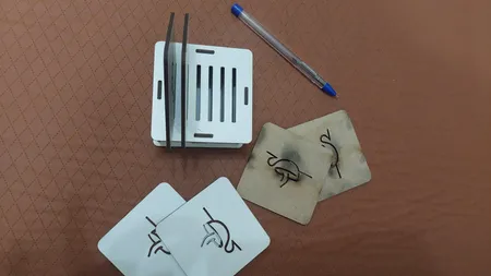 زیرلیوانی طرح فنجان کد CO104 بسته 6 عددی