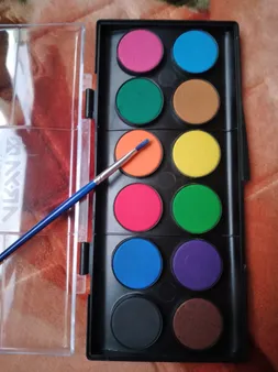 آبرنگ 12 رنگ آریا کد 2-5009