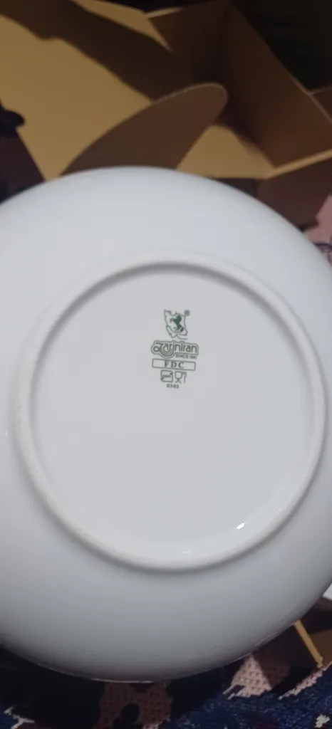 ست کاسه 13 تکه چینی زرین ایران سری ایتالیا اف مدل بیدگل درجه عالی