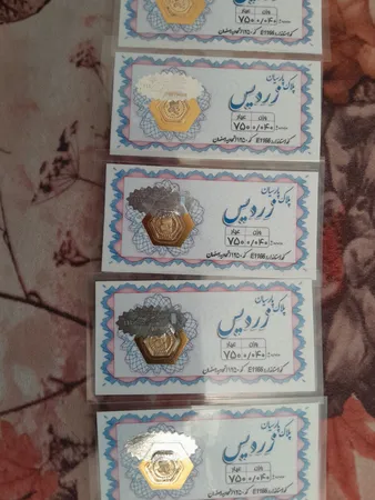 سکه گرمی طلا 18عیار پارسیان زردیس مدل  ELN51 مجموعه 5 عددی
