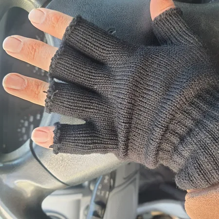 دستکش بافتنی پیکنیک مدل انگشتی