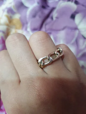 انگشتر دخترانه مدل زنجیر