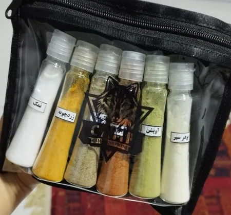 نظم دهنده سفری مدل جا ادویه کمپ مجموعه 6 عددی