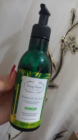 ژل شستشوی صورت دیپ سنس مدل درخت چای و بامبو مناسب پوست‌های چرب حجم 250 میلی‌ لیتر
