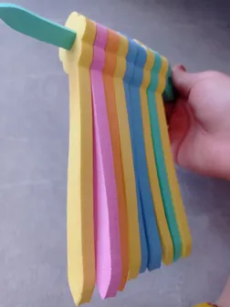 بیگودی مو مدل فومی بسته 50 عددی