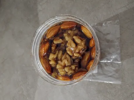 عسل معجون چهار مغز سالمین - 450 گرم