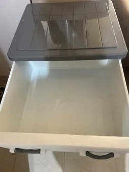 فایل کشویی الوند پلاستیک طرح حصیری کد 404