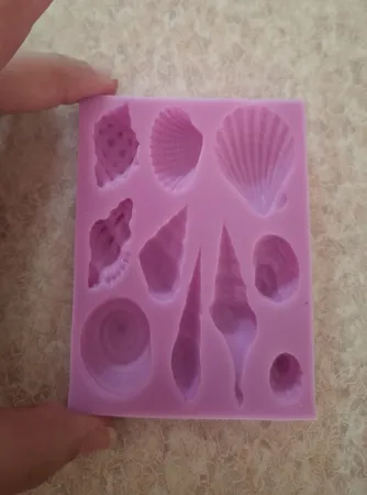 قالب مالد فوندانت مدل صدف دریایی