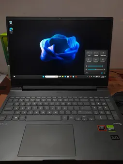 لپ تاپ 16.1 اینچی اچ‌ پی مدل Victus 16-S1023DX-R7 8845HS-64GB DDR5-2TB SSD-RTX4070-FHD-W