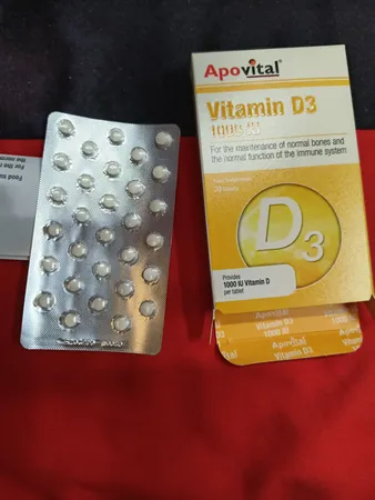 ویتامین D3 1000 واحد Apovital بسته 30 عددی