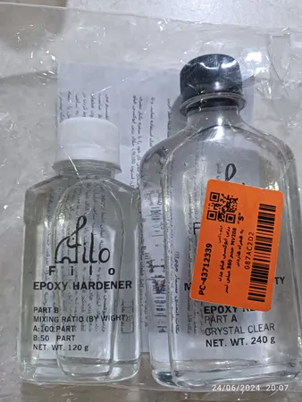 رزین اپوکسی فیلو مدل MV208 حجم 360 میلی لیتر به همراه هاردنر