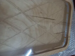 تجریه خرید سینی بدون دسته مدل مستطیل طرح سبد سایز 36x24 سانتی متر