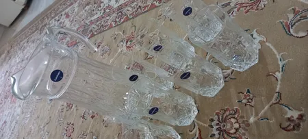 سرویس پارچ و لیوان 7 پارچه لومینارک مدل برایتون