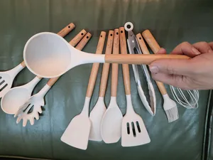 تجریه خرید سرویس کفگیر و ملاقه 12 پارچه جی فی نی مدل 01