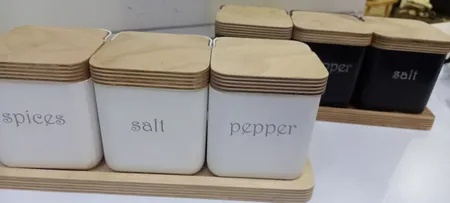 ست جای ادویه 4 پارچه رایکا کد 9934