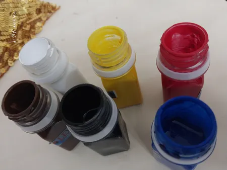 رنگ آکرلیک لکسوو مدل MULTY حجم 30 میلی لیتر مجموعه 6 عددی