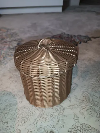 سبد حصیر بافی کلبه بلوط مدل ساحل