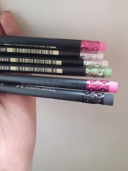 مداد مشکی فابر کاستل کد 20 بسته 6 عددی