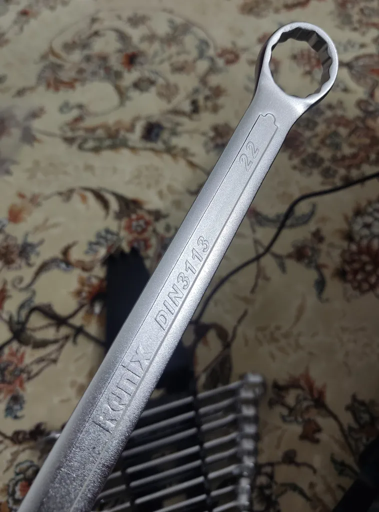 آچار یک سر تخت یک سر رینگ رونیکس مدل RH-2102 مجموعه 12 عددی