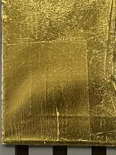 تجریه خرید تابلو نقاشی ورق طلا طرح گل دکوراتیو کد 740