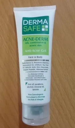 ژل ضد جوش درماسیف مدل Acne Derm حجم ۷۵ میلی لیتر