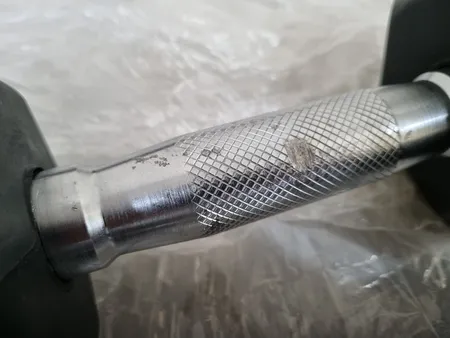 دمبل بدنسازی مدل شش‌ضلعی وزن 10 کیلوگرمی بسته دو عددی