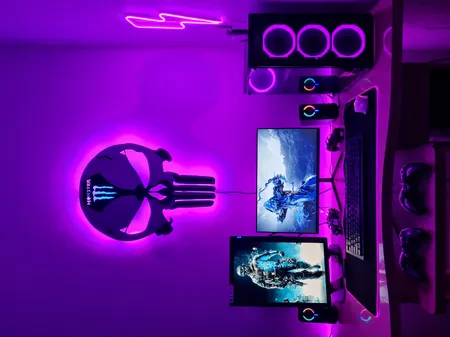 چراغ دیواری مدل اسکلت طرح مانستر