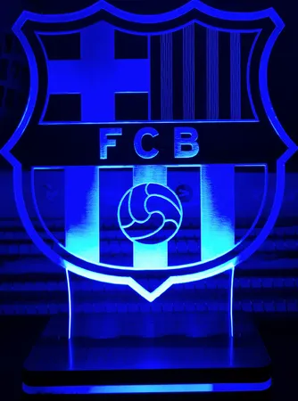 چراغ خواب طرح تیم بارسلونا کد 1065