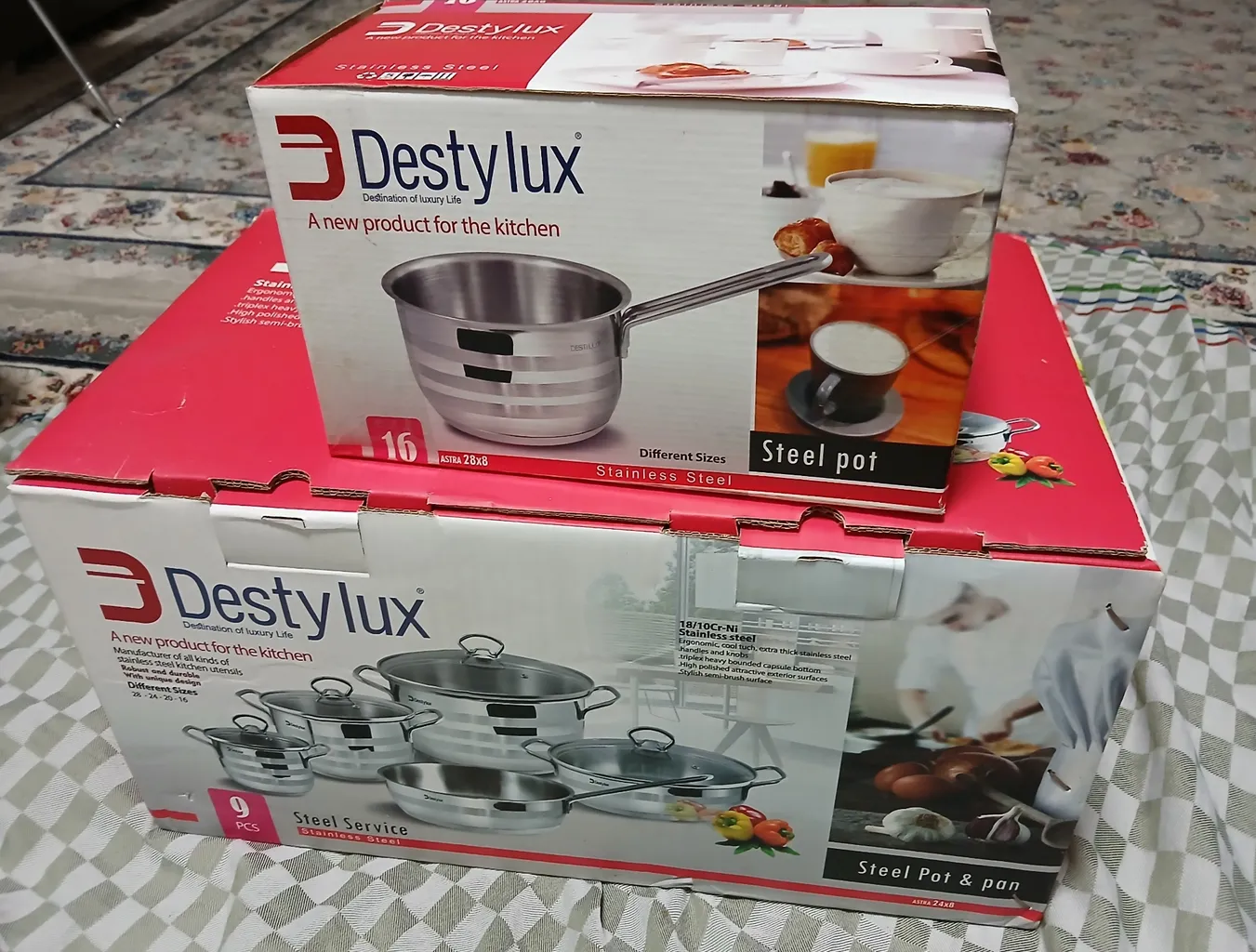 سرویس پخت و پز 9 پارچه دستی لوکس مدل 001